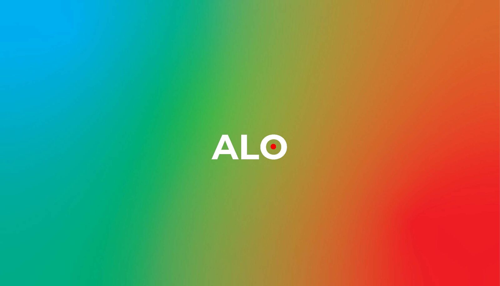 Pitch slide 1 — ALO title slide