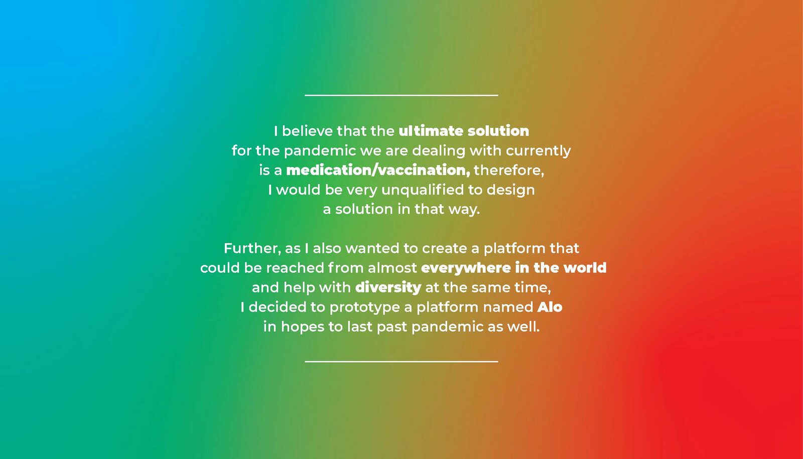 Pitch slide 2 — the problem