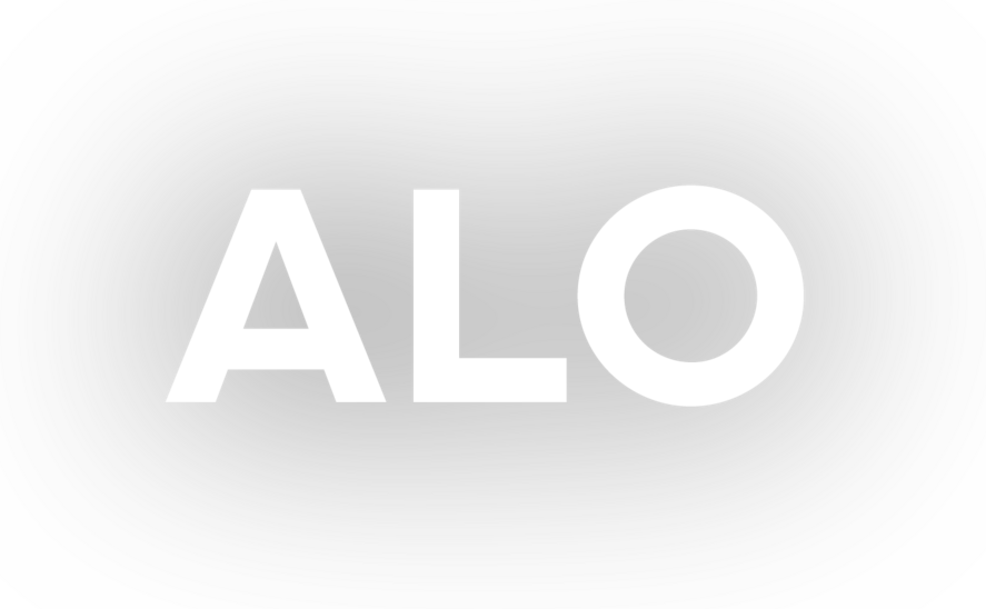 The ALO wordmark