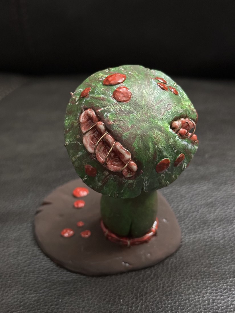The mushroom creature from the front