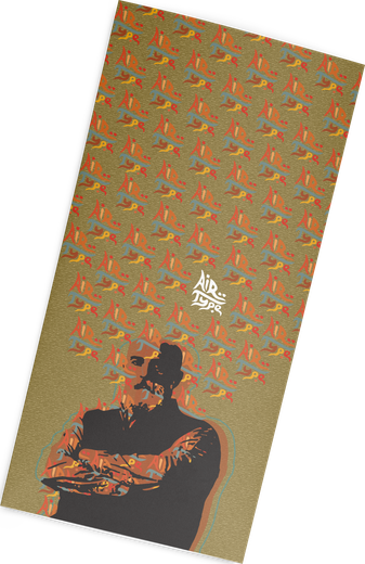 AIRTYPE gold exhibit card