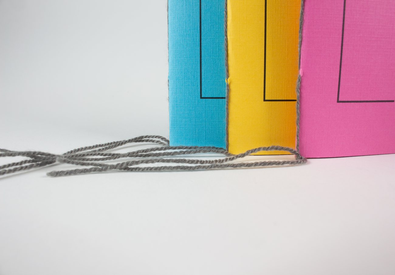 Design of Play: the booklet spines