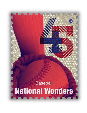 National wonders stamp, one