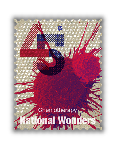 National wonders stamp, four