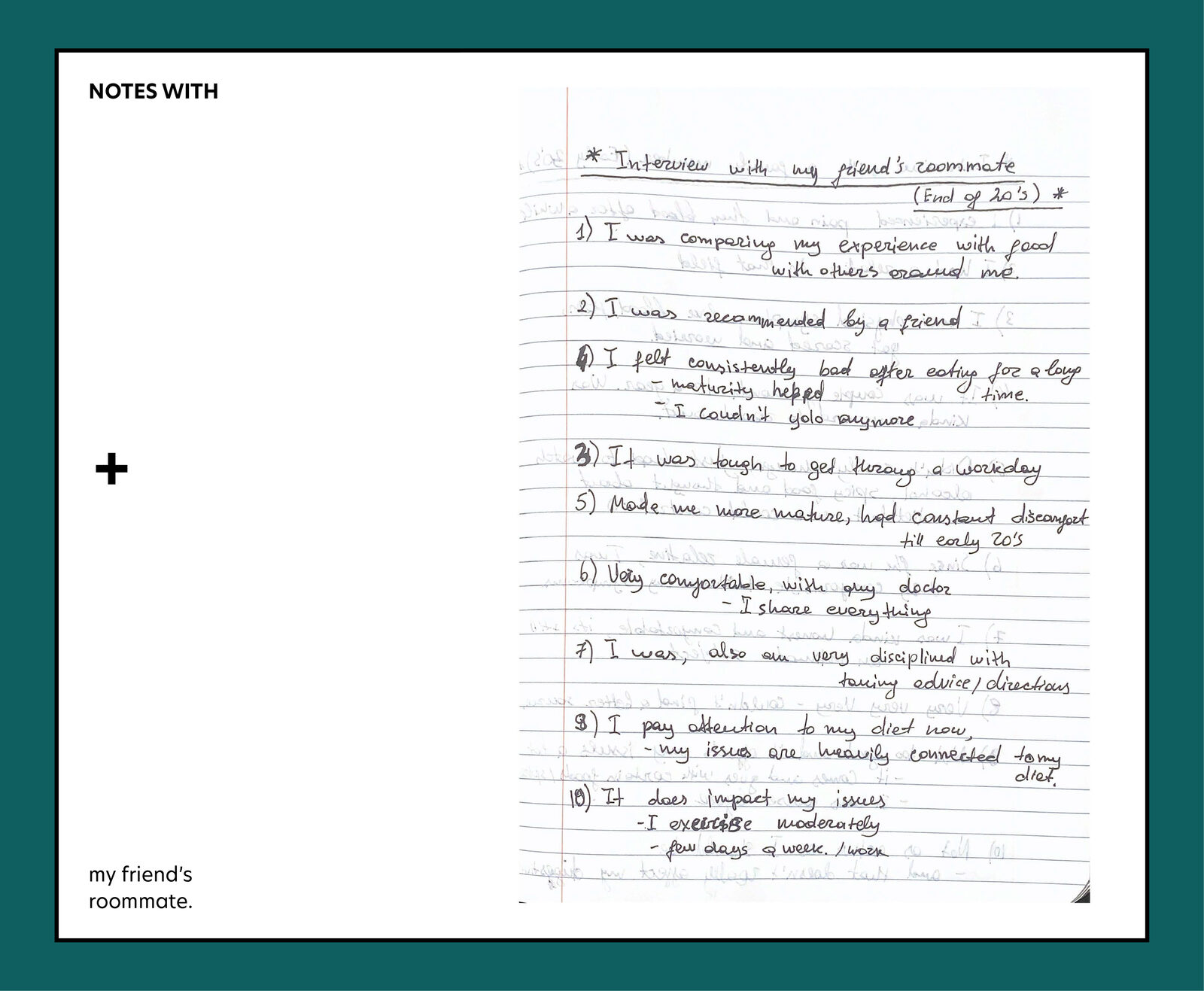 Research plan: the interview script and sample questions.