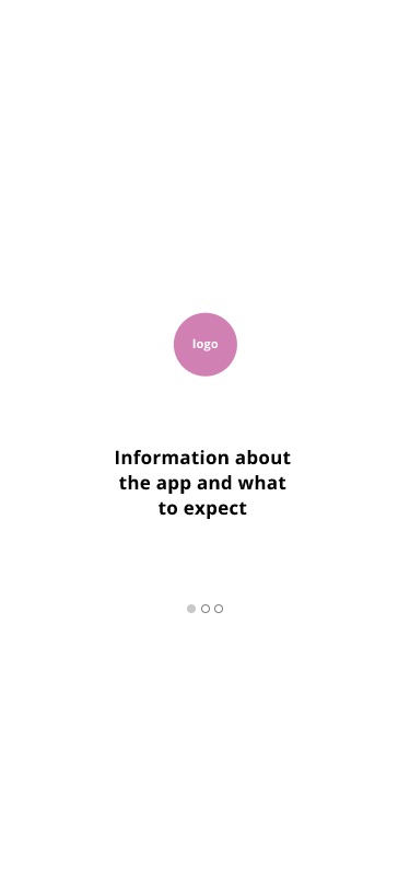 Low fidelity wireframe: about the app pt1.