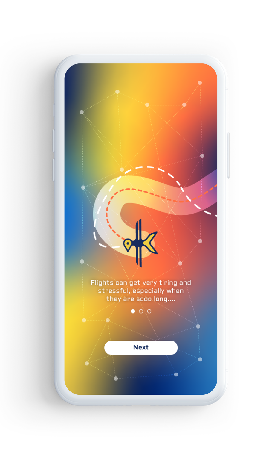Kite app — flight challenge screen