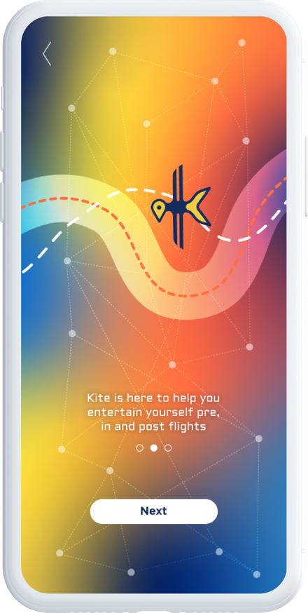 Kite app onboarding screen
