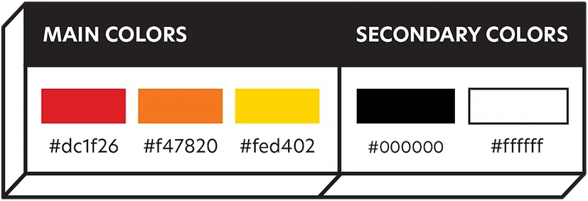 The VZA colour palette