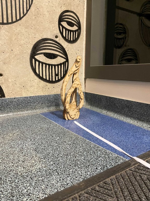 A candidate spot in the ATLAS building